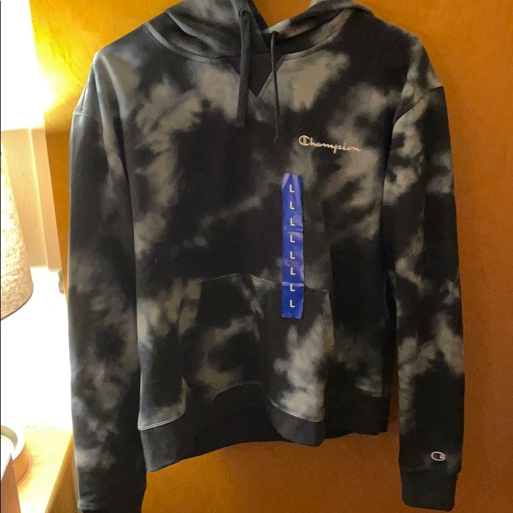 Tie-dye champion hoodie